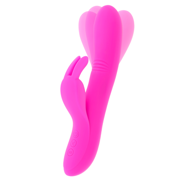 Vibratore Rabbit Stimolazione G e Clitoride, Silicone Morbido